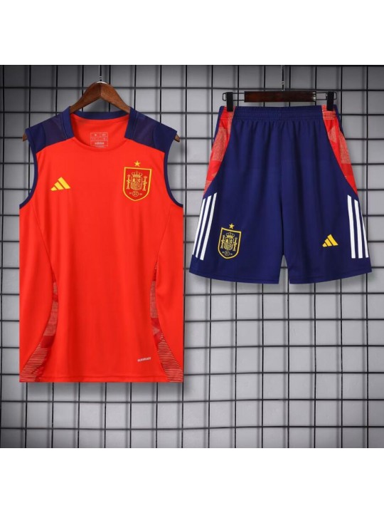 Camiseta Sin Mangas ESPAÑA Pre-Match 25/26 + Pantalones