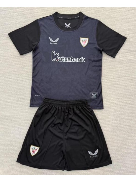 Camiseta Athletic Club Bilbao Negro 25/26 Niño