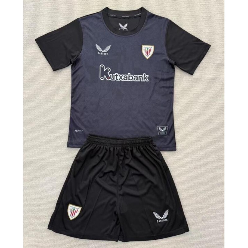 Camiseta Athletic Club Bilbao Negro 25/26 Niño