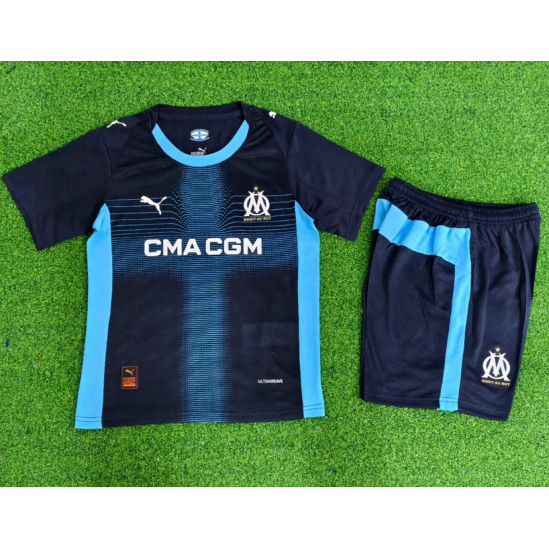 Camiseta Olympique Marsella 2ª Equipación 25/26 Niño