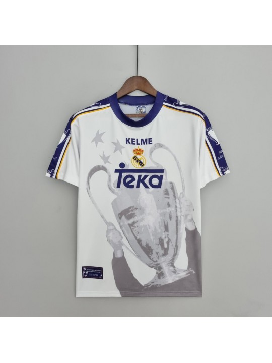 Camiseta Retro Real Madrid Champions League 7 Champions Edición Conmemorativa 97-98