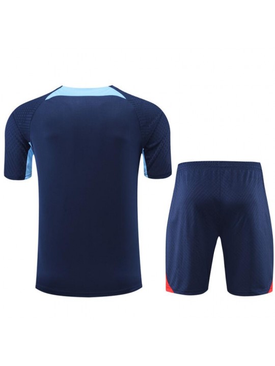 Camiseta FC b-arcelona Pre-Match 22/23 Azul + Pantalones