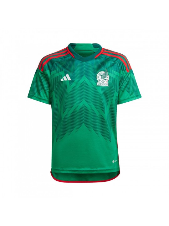 Camiseta México Primera Equipación Mundial Qatar 2022 Niño
