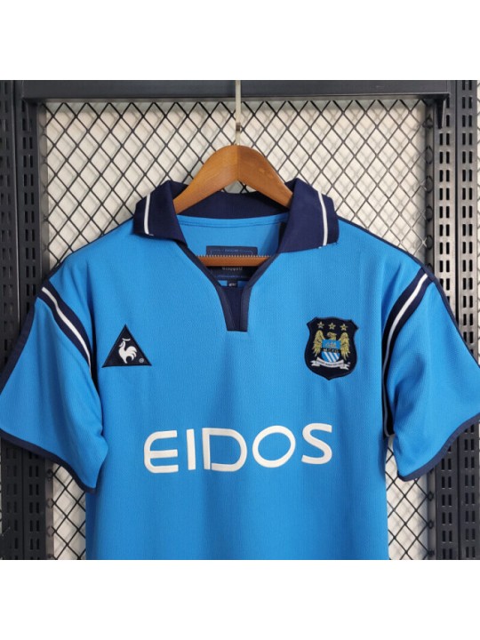 Camiseta Retro Manchester City Primera Equipacion 01/02