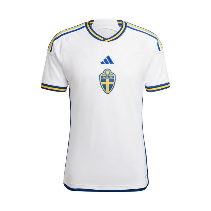 Camiseta Suecia Segunda Equipación Mundial Qatar 2022 Niño