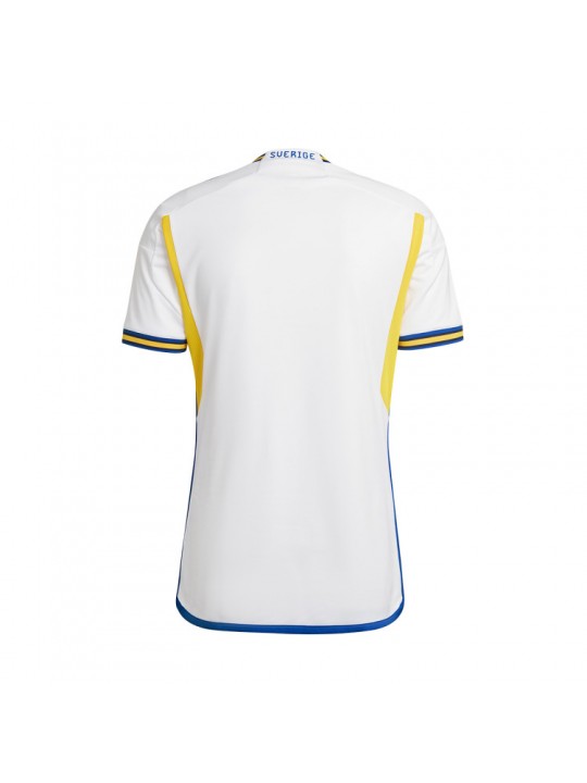Camiseta Suecia Segunda Equipación Mundial Qatar 2022 Niño