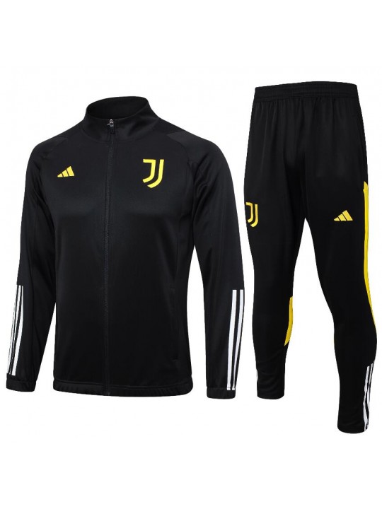 Chandal Entrenamiento Juventus 2023-2024 Negro (Hombre/Niño) + Pantalones