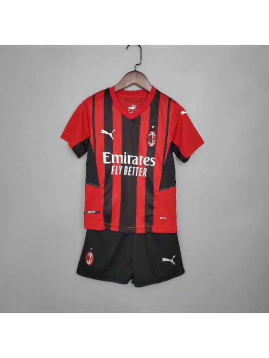 Camiseta AC Milan 1ª Equipación 2021/2022 Niño