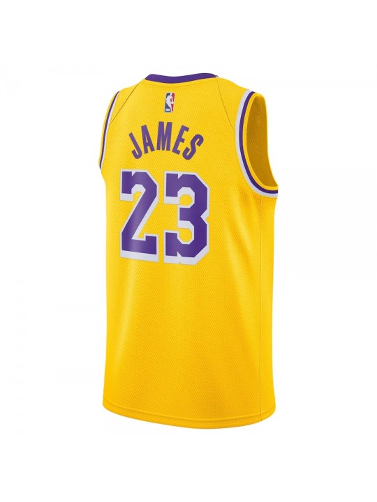 Camiseta Icon Swingman de Los Ángeles Lakers de LeBron James