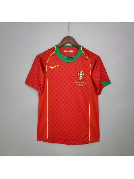Camiseta Portugal Primera Equipación 2004