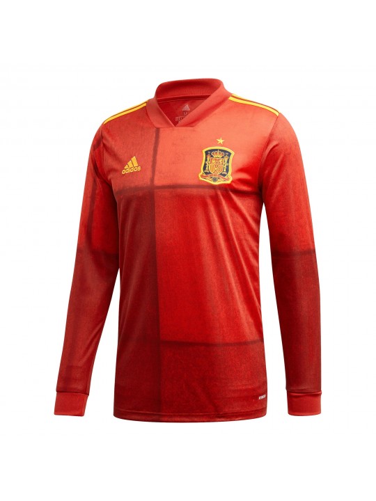 Camiseta 1ª España Euro 2021 Manga Larga