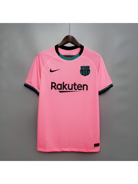 Camiseta Rosa del FC b-arcelona para la Temporada 2020/21