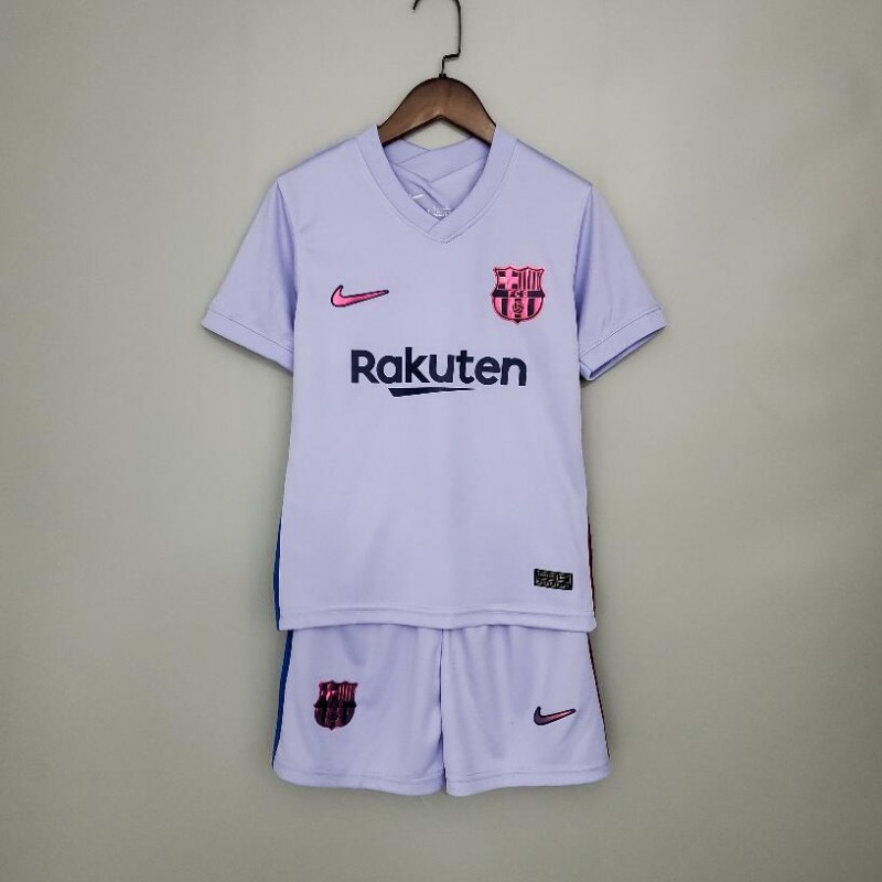 Camiseta 2ª Equipación FC b-arcelona 21/22 Niño