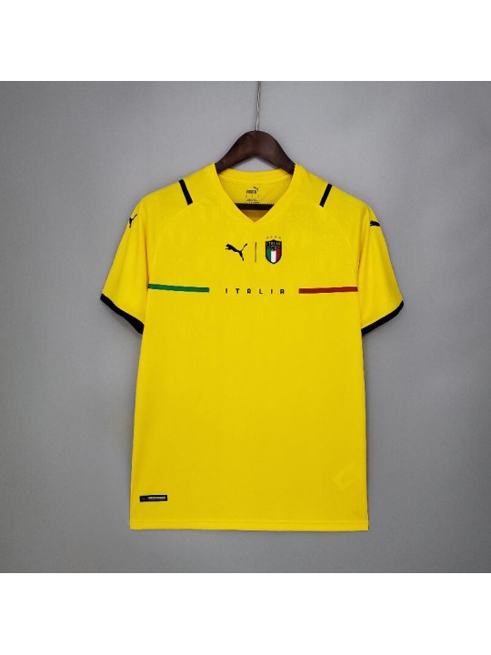 Camiseta Italia Portera amarilla 2021/2022