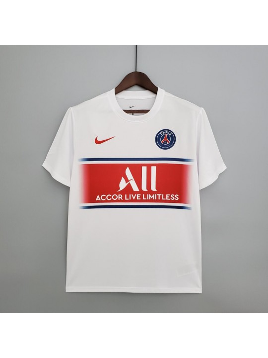 Camiseta Paris Saint-Germain FC Training 2021-2022 Roja y Blanca