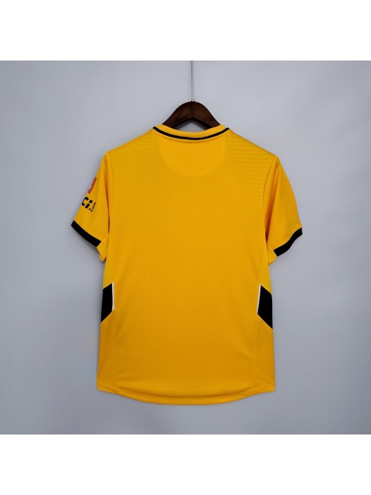 Camiseta Wolverhampton Wanderers Segunda Equipación 2021-2022 Niño