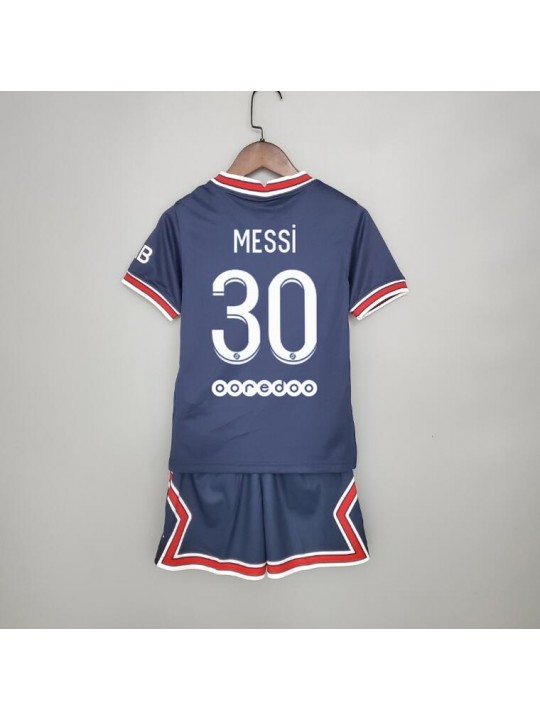 Camiseta de Messi en el PSG Primera Equipación 2021-2022 Niño