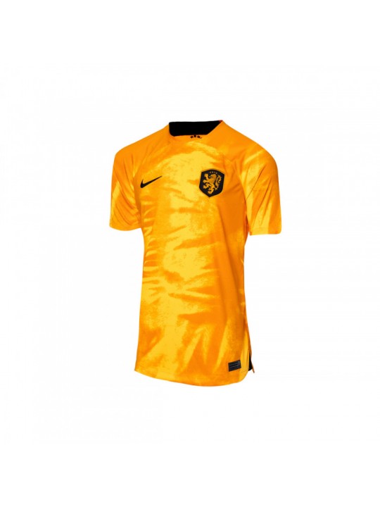 Camiseta Holanda Primera Equipación Mundial Qatar 2022 Niño