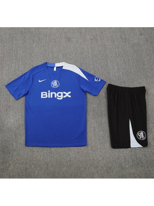 Camiseta Chelsea (Hombre/Niño) Pre-Match 25/26 + Pantalones