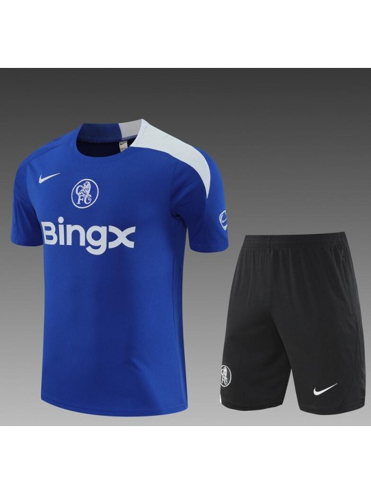 Camiseta Chelsea (Hombre/Niño) Pre-Match 25/26 + Pantalones