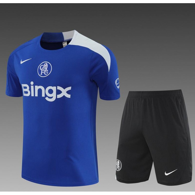 Camiseta Chelsea (Hombre/Niño) Pre-Match 25/26 + Pantalones