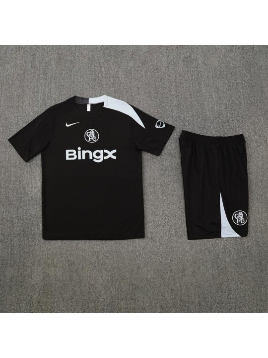 Camiseta Chelsea Pre-Match (Hombre/Niño) 25/26 + Pantalones Camiseta Chelsea Pre-Match (Hombre/Niño) 25/26 + Pantalones