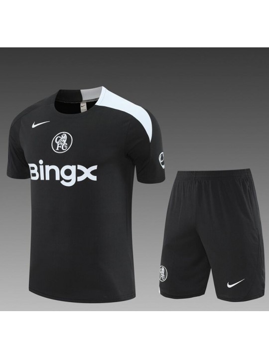 Camiseta Chelsea Pre-Match (Hombre/Niño) 25/26 + Pantalones Camiseta Chelsea Pre-Match (Hombre/Niño) 25/26 + Pantalones
