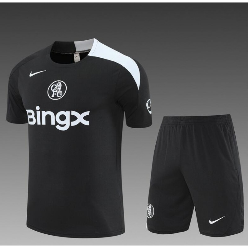 Camiseta Chelsea Pre-Match (Hombre/Niño) 25/26 + Pantalones Camiseta Chelsea Pre-Match (Hombre/Niño) 25/26 + Pantalones