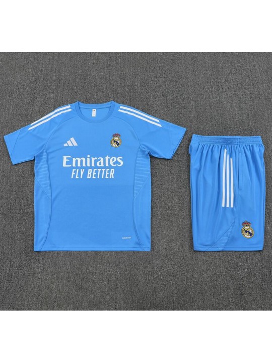 Camiseta Real Madrid (Hombre/Niño) Azul 25/26 + Pantalones