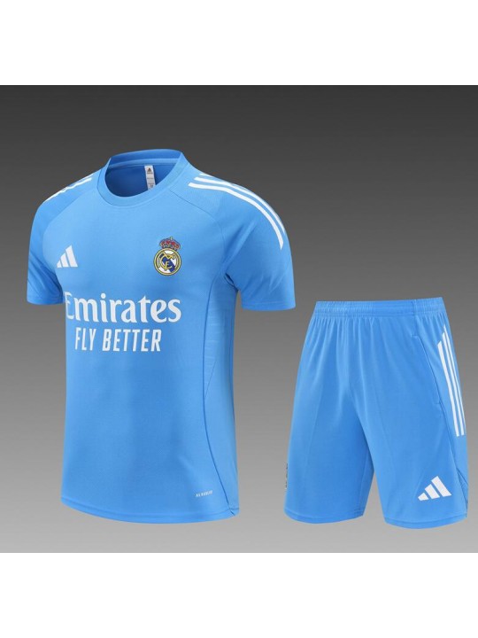 Camiseta Real Madrid (Hombre/Niño) Azul 25/26 + Pantalones