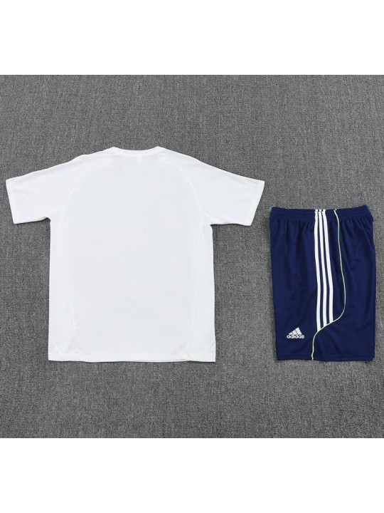 Camiseta Real Madrid (Hombre/Niño) Blanco 2025/2026 + Pantalones