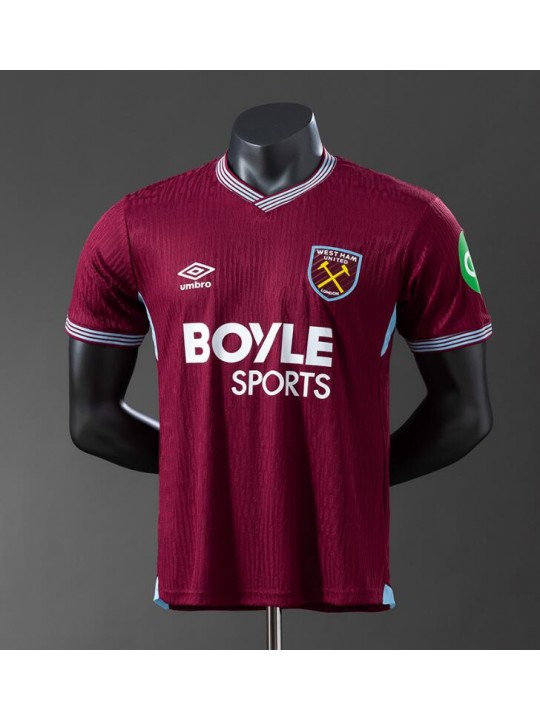 Camiseta West Ham United 1ª Equipación 25/26 Authentic