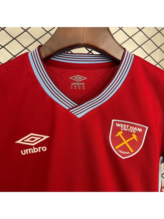 Camiseta West Ham United 1ª Equipación 25/26 Niño Camiseta West Ham United 1ª Equipación 25/26 Niño