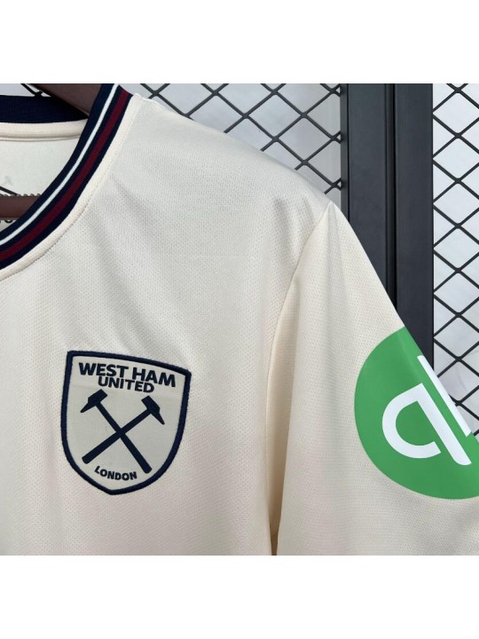 Camiseta West Ham United 2ª Equipación 25/26