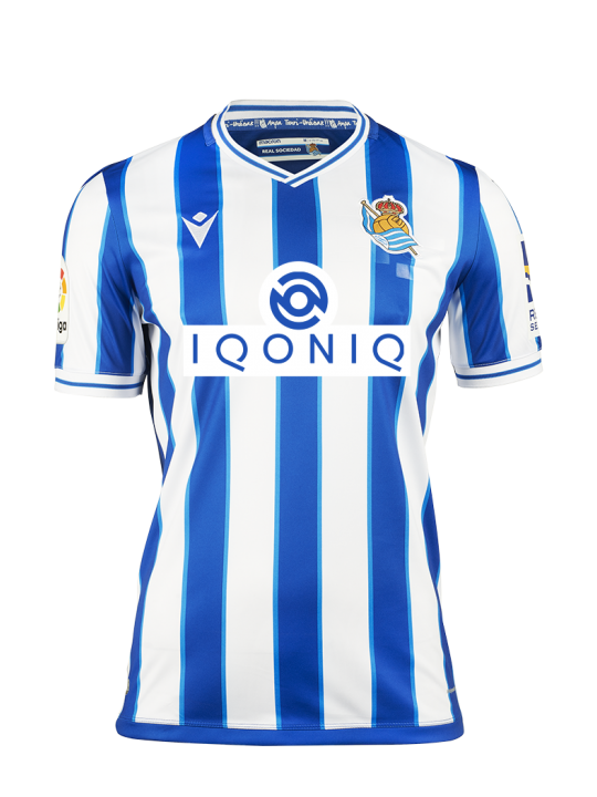 Camiseta Real Sociedad 1ª Equipación Europa 2020/21 NIÑO