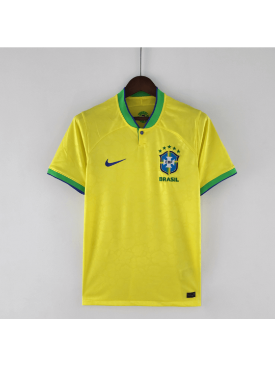 Camiseta Brasil Primera Equipación 22/23 Niño