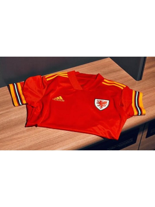 Camiseta de fútbol Gales 1ª equipación Euro 2020