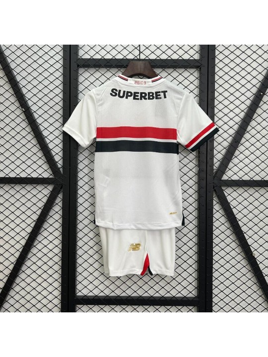 Camiseta São Paulo CF 1ª Equipación 25/26 Niño