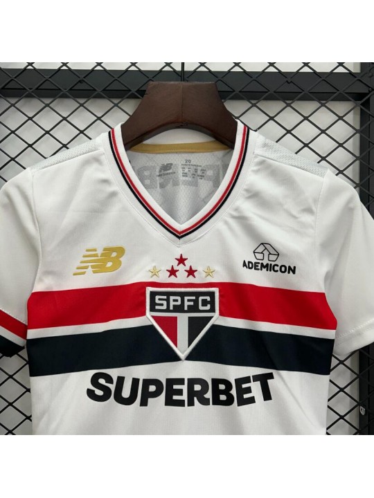 Camiseta São Paulo CF 1ª Equipación 25/26 Niño