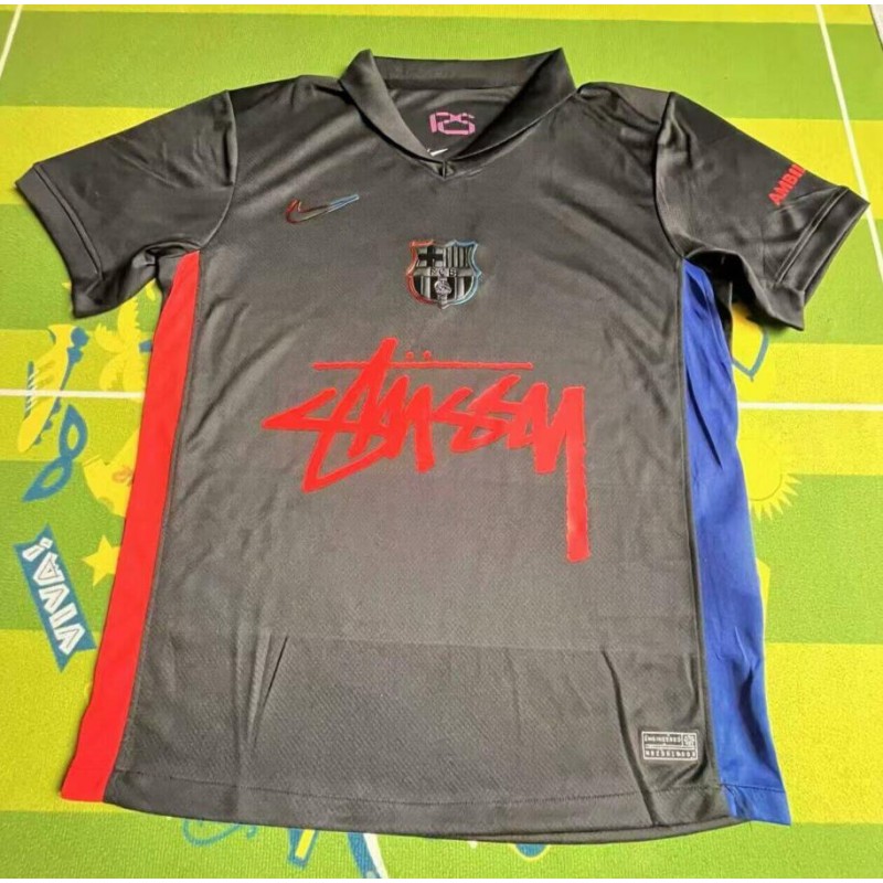 Camiseta Barcelona Fc Negro 2025