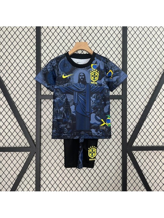 Camiseta Brasil Edición Especial 24/25 Negro Niño