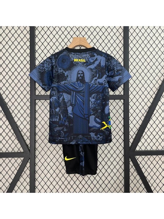 Camiseta Brasil Edición Especial 24/25 Negro Niño