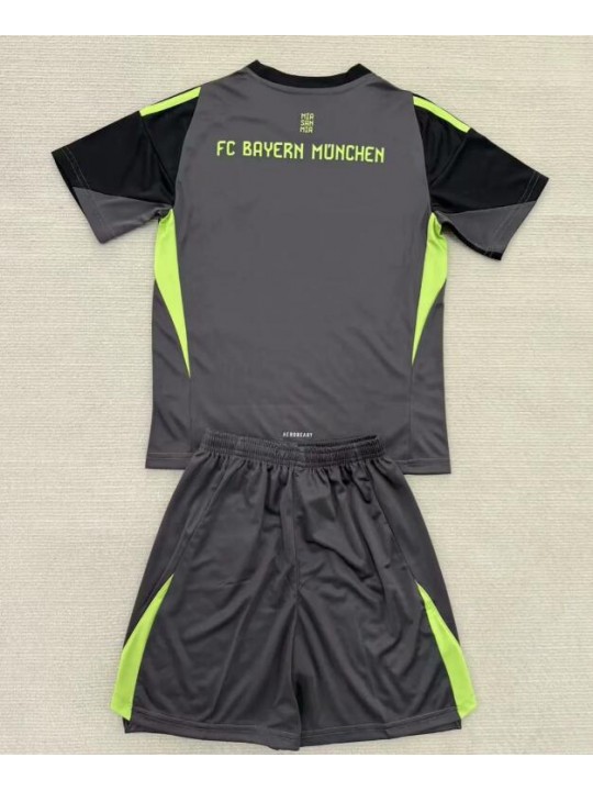 Camiseta Fc Bayern Munich Portero Negro (Hombre/Niño)  25/26