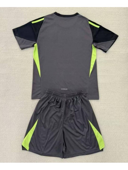 Camiseta Real Madrid Portero (Hombre/Niño) Negro 2025/2026