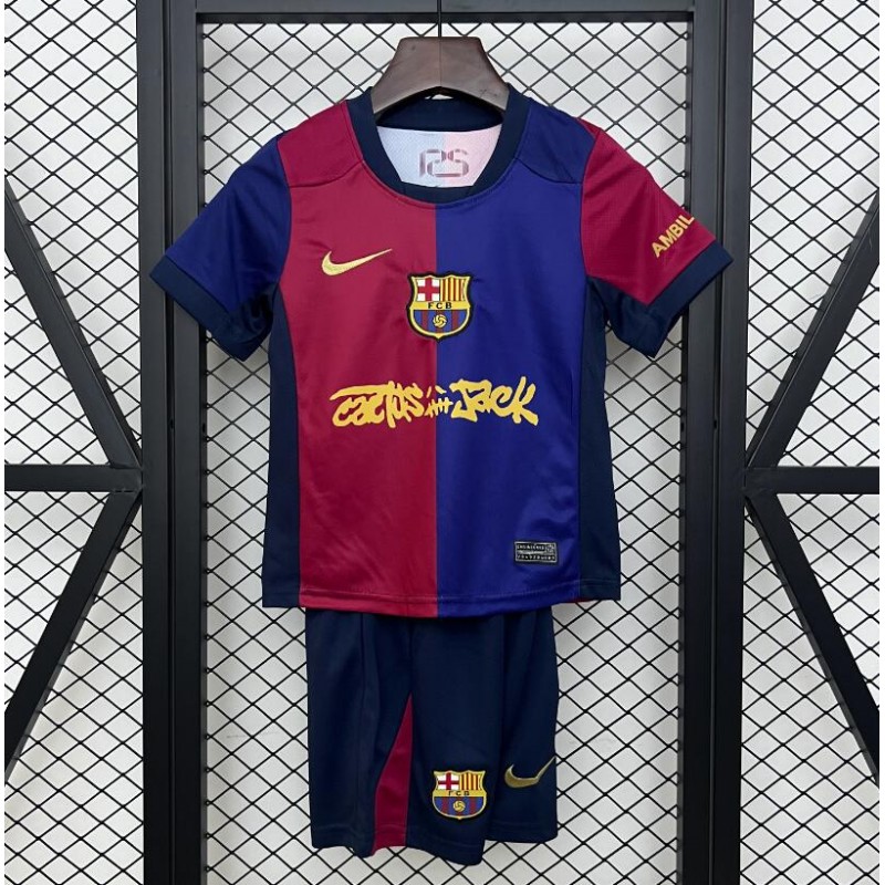 Camiseta Barcelona 1ª Equipación 2025 Niño