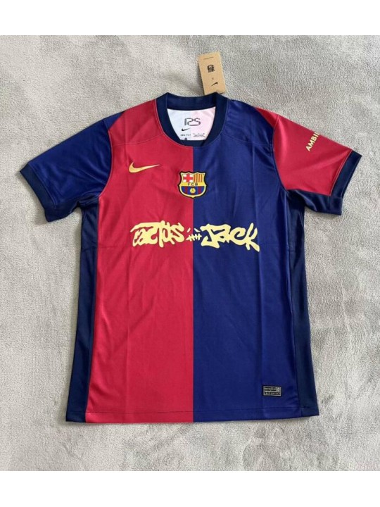 Camiseta del Barcelona  (Hombre/Niño) 2024-2025 – Versión de Publicidad