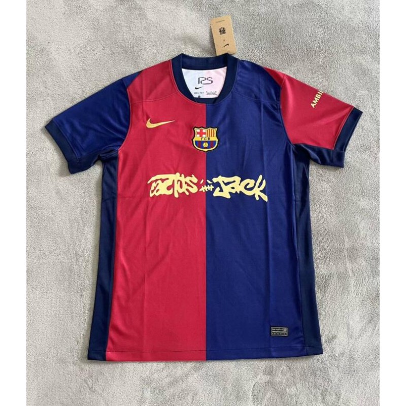 Camiseta del Barcelona  (Hombre/Niño) 2024-2025 – Versión de Publicidad