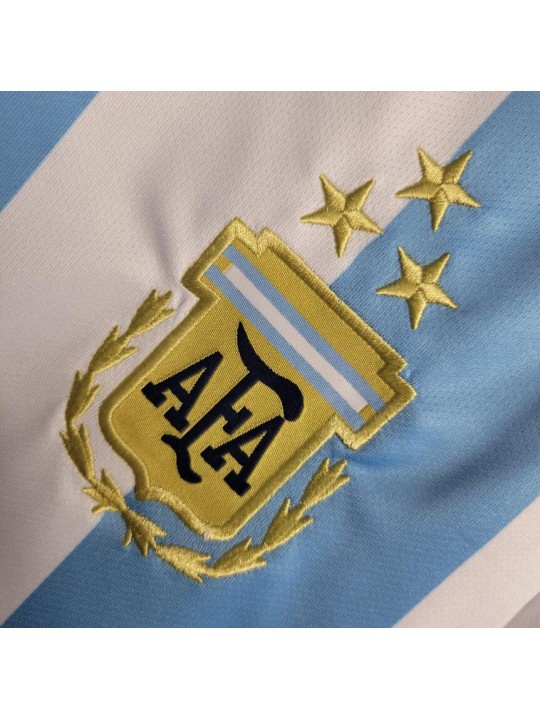 Camiseta Argentina Primera Equipación 2022 3 estrellas Mujer