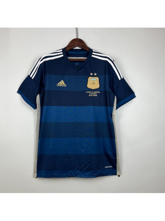 Camiseta Retro Argentina Segunda Equipación 2014