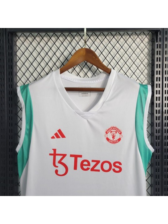 Camiseta Sin Mangas Manchester United FC Pre-Match 23/24